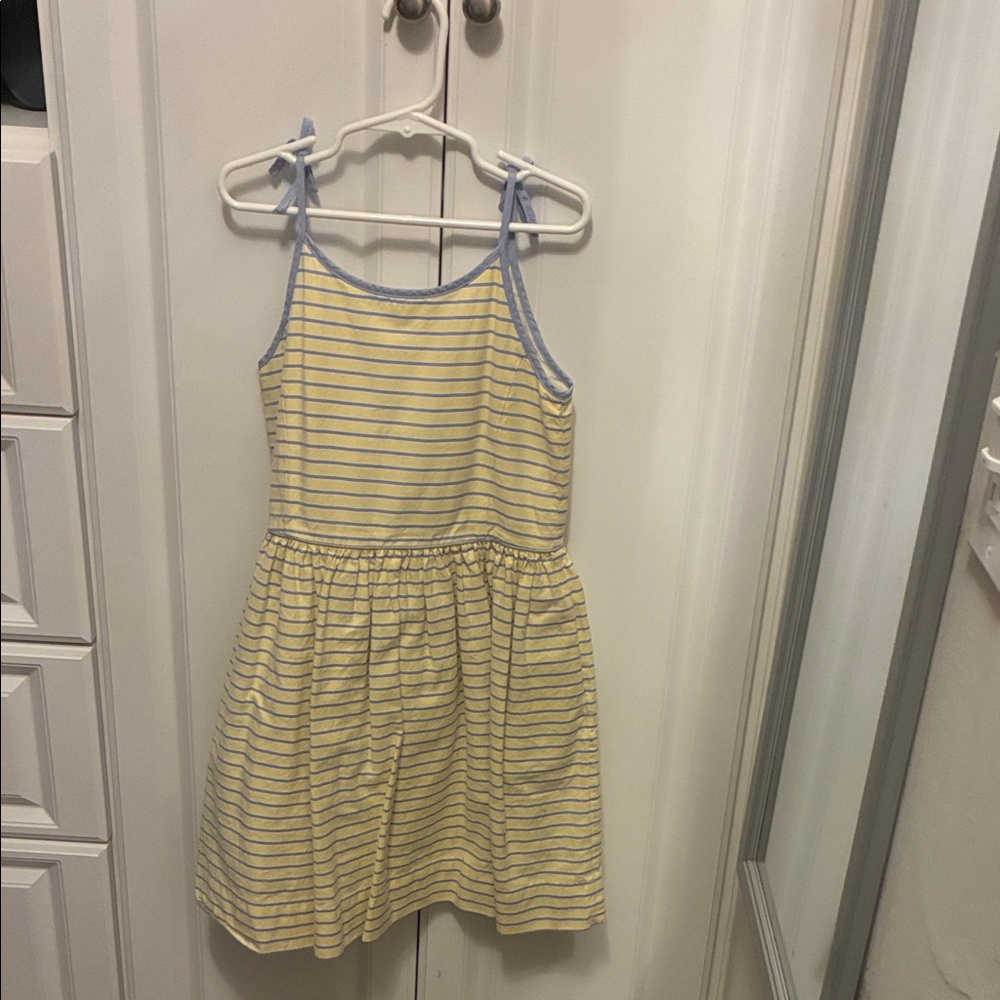 Polo by Ralph Lauren Yellow and Blue Striped Dress